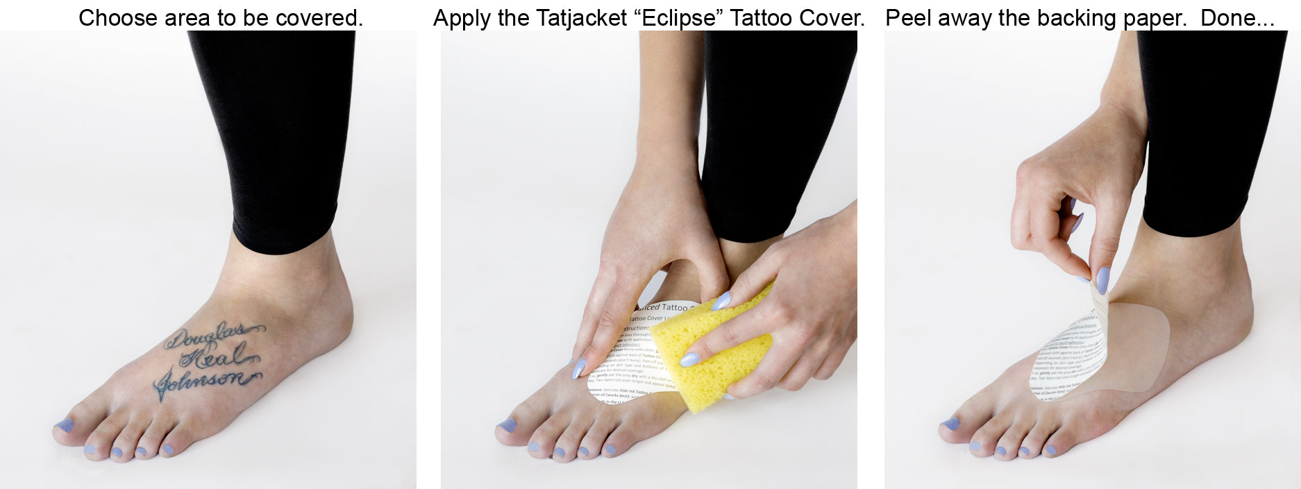 Tatjacket Eclipse Temporary Tattoo Covers (6-Pack) - LIGHT COMBO PACK