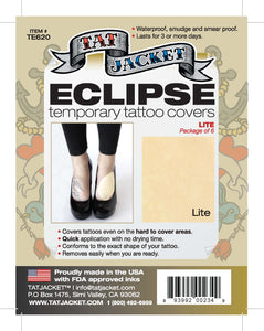 Tatjacket Eclipse Temporary Tattoo Covers (6-Pack) - LITE